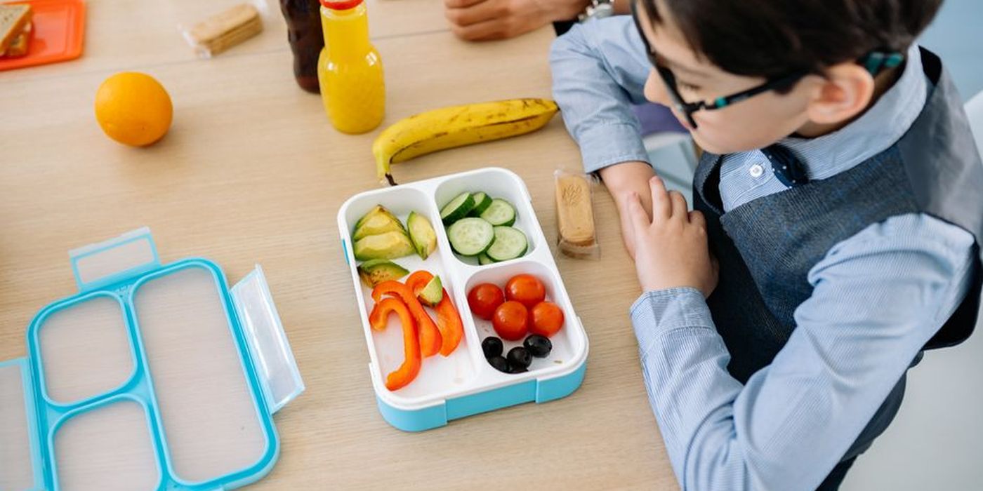 Bekal sekolah sihat dalam kotak